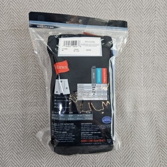 HANES Boxer Briefs Men's M 32-34 Assorted Tagless Comfort Flex 4 Pack J742B4 - Picture 9 of 13